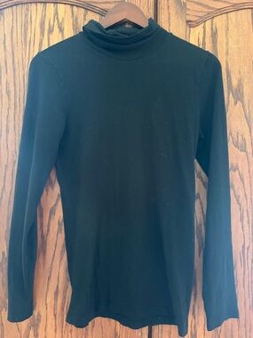 J. Crew Black Long Sleeve Turtleneck Top
